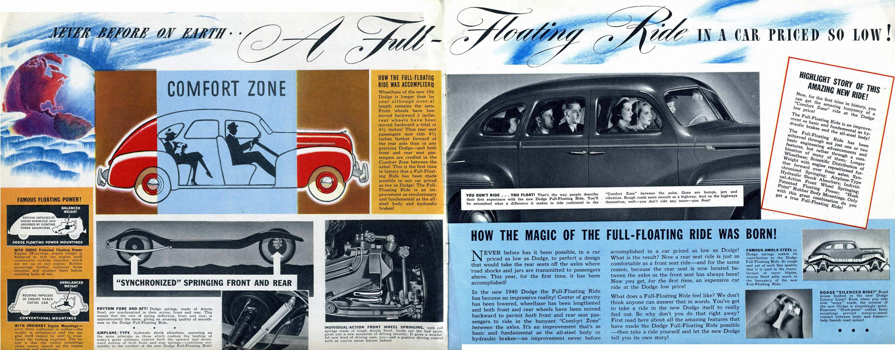 1940 Dodge Car Brochure Page 7
